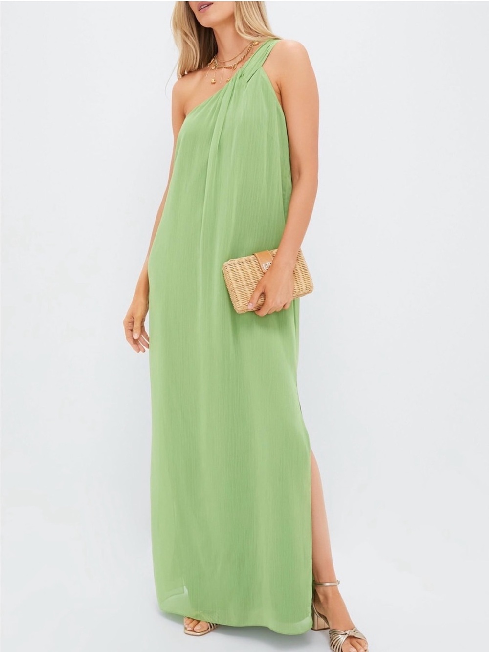 Tuckernuck Pomander Place Soleil Gown Green Women’s Size Large